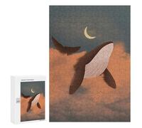 Puzzle 300 PCS Per Adolescenti Flying Whale Puzzle Per Adulti Giocattoli Antistress Difficile Difficile Per È Ideale Come Regalo 300 PCS