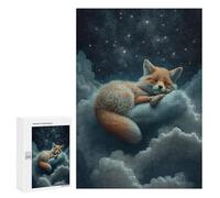 Puzzle 300 PCS Per Adolescenti Fox Dreams in Clouds -1 Puzzle Per Adulti Giochi Rilassanti Perfetto Per Decorare E Regalare A Tutta La Famiglia 300 PCS