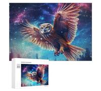 Puzzle 300 PCS Per Adolescenti Galactic Owl Flight Puzzle Per Adulti Giochi Rilassanti Perfetto Per Decorare E Regalare A Tutta La Famiglia 300 PCS