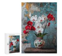 Puzzle 300 PCS Per Adolescenti Orchid Flowers in Decorative Vase-1 I Puzzle Per Adolescenti Migliorano La Memoria Per Compleanno, Natale Regali Di Compleanno 300 PCS