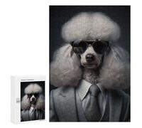Puzzle 300 PCS Per Adolescenti Poodle Mafia Boss Puzzle Per Adulti Giochi Rilassanti Perfetto Per Decorare E Regalare A Tutta La Famiglia 300 PCS