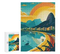 Puzzle 300 PCS Per Adolescenti Rio De Janeiro Cityscape Puzzle Per Adulti Giocattoli Antistress Difficile Difficile Per È Ideale Come Regalo 300 PCS