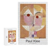 Puzzle 300 PCS Per Adolescenti Senecio by Paul Klee Puzzle Per Adolescenti Migliora La Memoria Difficile Da Completare Divertimento in Famiglia E Serata Di Giochi 300 PCS