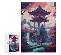 Puzzle 300 PCS per Adolescenti Torii Gate in The River Puzzle per Adulti Gioco Pratico Decorazione della Casa Compleanno E Natale 300 PCS