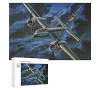 Puzzle 300 PCS Per Adulti Heinkel He219 Night Duel Puzzle Per Adulti Giochi Per Famiglie Difficili Difficili Per Compleanno, Natale 300 PCS