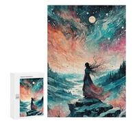 Puzzle 300 PCS Per Adulti Magic of The North Puzzle Per Adulti Giochi Per Famiglie Difficili Difficili Per Compleanno, Natale 300 PCS