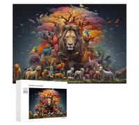 Puzzle 300 PCS Per Adulti Rainbow Forest A Celebration of Wildlife Diversity Puzzle Per Adulti Giochi Rilassanti Analisi E Logica Riduzione Dello Stress Regali 300 PCS