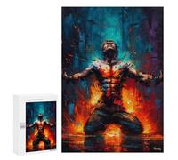 Puzzle 300 PCS The Inner Fire - Abstract Expressionist Art Puzzle Per Adolescenti Giochi Rilassanti Sfida Difficile Regali Unici Per Compleanno E Natale 300 PCS