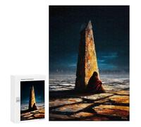 Puzzle 300 PCS The Last Pillar of Light - The One Who Stayed Behind Puzzle Per Adolescenti Giochi Rilassanti Sfida Difficile Regali Unici Per Compleanno E Natale 300 PCS