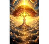 Puzzle 300 Pezzi Albero della Vita All'Alba, Puzzle Impegnativo, Giochi Rilassamento e Intelligence, Regalo Bambino e Bambina, 40x28 cm