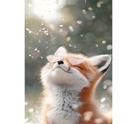 Puzzle 300 Pezzi Animali Carini Gatti, Puzzle Impegnativo, Giochi Rilassamento e Intelligence, Regalo Bambino e Bambina, 40x28 cm