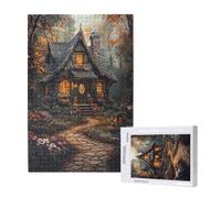 Puzzle 300 Pezzi Autunno Puzzle Adulti,DIY Giardino Puzzles Legno con Scatola Regalo,Puzzles Giochi Rilassamento e Intelligence,Gioco Familiare,Regalo Uomo e Donna,Home Room Decorazione,40x28cm,p1835t