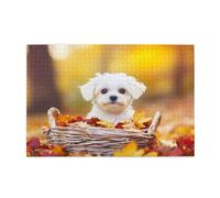 Puzzle 300 Pezzi, Cane Puzzle Arte 40x28cm Jigsaw Grandi Dimensioni per Adulti, Jigsaw Giochi Intrattenimento Creativo, Classici Gioco Familiare per Decorazione Parete, Regalo Donna Cestino p-1682
