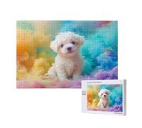 Puzzle 300 Pezzi Cane Puzzle Colorato Grandi Dimensioni per Adulti Con Scatola di Imballaggio e Immagini di Riferimento, Divertenti Giochi per Tutta la Famiglia, Come Regalo per Amici e Amanti 2T-927