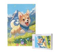 Puzzle 300 Pezzi Cane Puzzle Montagna Grandi Dimensioni per Adulti Con Scatola di Imballaggio e Immagini di Riferimento, Divertenti Giochi per Tutta la Famiglia, Come Regalo per Amici e Amanti 2T-1938