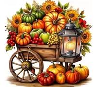 Puzzle 300 Pezzi carrozza di zucca, puzzle per Adulti 300 pezzi 35x35cm, Puzzles Giochi Rilassamento e Intelligence, puzzles Classici per Gioco Familiare, Festa Aziendale, Regalo Natale