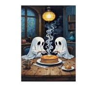 Puzzle 300 Pezzi, Cibo Fantasma Cartoni Animati Puzzles, Puzzle Impossibile Gioco Logici Sfida Difficile Puzzles 300 Pezzi per Adulti
