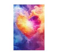 Puzzle 300 Pezzi Come Puzzle Nuvola Adulti Arte Grandi Dimensioni Jigsaw di Legno con una Scatola, Impossibili Jigsaw Gioco Familiare for Adulti Principiante, Home Decor Regalo Donna 38x26cm D-1226