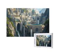 Puzzle 300 Pezzi Europa Puzzle Adulti,DIY Chiesa Puzzles Legno con Scatola Regalo,Puzzles Giochi Rilassamento e Intelligence,Gioco Familiare,Regalo Uomo e Donna,Home Room Decorazione,40x28cm,p736t