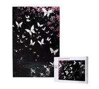 Puzzle 300 Pezzi Farfalla Puzzle Paesaggio Grandi Dimensioni per Adulti Con Scatola di Imballaggio e Immagini di Riferimento,Divertenti Giochi per Tutta la Famiglia,Come Regalo per Amici 2T-1358