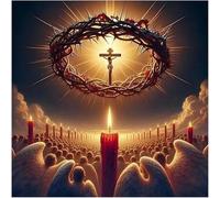 Puzzle 300 Pezzi fede cristiana, Impossible puzzle Per Adulti 300 pezzi, DIY Puzzles Colorato 35x35cm, Rompicapo adulti E Ragazzi, Gioco Giocattolo per la Famiglia