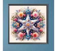 Puzzle 300 Pezzi Fiore splendente, puzzle per Adulti 300 pezzi 35x35cm, Puzzles Giochi Rilassamento e Intelligence, puzzles Classici per Gioco Familiare, Festa Aziendale, Regalo Natale