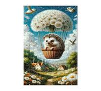 Puzzle 300 Pezzi Fiori Ricci, Sviluppa Capacità di Osservazione e Concentrazione, Migliorare Manualità, Idea Regalo Uomo e Donna Puzzle per Adulti 300 Pezzi