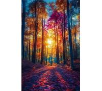 Puzzle 300 Pezzi Giungla All'Alba, Puzzle Impossibili Gioco Educativo Sviluppa Pazienza e Destrezza, Lettere sul Retro Facile Montaggio, Regalo per Uomini Donne e Anziani 40 x 28 cm