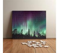Puzzle 300 Pezzi Giungla Dell'Aurora Giochi educativo e Giocattoli Sfida Puzzle Impossible Jigsaw Puzzle Classici per Adulti 38 x 26 cm 300 Pezzi Puzzle Adulti