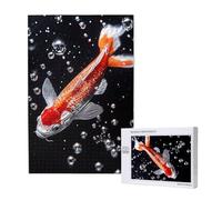 Puzzle 300 Pezzi Koi Puzzle Animale Grandi Dimensioni per Adulti Con Scatola di Imballaggio e Immagini di Riferimento, Divertenti Giochi per Tutta la Famiglia, Come Regalo per Amici e Amanti 2T-1131