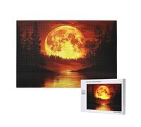 Puzzle 300 Pezzi Luna Puzzle Paesaggio Grandi Dimensioni per Adulti Con Scatola di Imballaggio e Immagini di Riferimento, Divertenti Giochi per Tutta la Famiglia, Come Regalo per Amici e Amanti 2T-888