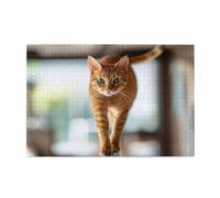 Puzzle 300 Pezzi, Paesaggio Puzzle Arte 40x28cm Jigsaw Grandi Dimensioni per Adulti, Jigsaw Giochi Intrattenimento Creativo, Classici Gioco Familiare per Decorazione Parete, Regalo Donna Gatto p-1607