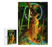 Puzzle 300 pezzi per adolescenti Enchanted Forest Rabbit Statue Puzzles per adulti giochi di relax, difficile sfida di apprendimento impegnativa, 300 pezzi