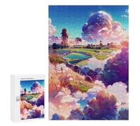 Puzzle 300 pezzi per adolescenti Pastel Cloudscape Fantasy Puzzles Relax Giochi Promuovere La Memoria Intera Famiglia 300 Pezzi