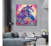 Puzzle 300 Pezzi per Adulti Animale Cavallo Fiore Puzzle impossibile Gioco Antistress Sfida Difficile Puzzles per Adulti 300 Pezzi 35x35 cm