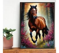 Puzzle 300 Pezzi per Adulti Cavallo marrone della giungla, Intrattenimento Creativo, puzzle Divertenti Uomo e Donna, Gioco Giocattolo per la Famiglia, Colorato impegnativo per adulti