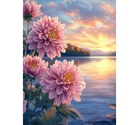 Puzzle 300 Pezzi per Adulti e Ragazzi, puzzle Classico 300 pezzi Fai Da Te Tramonto sul mare, Intrattenimento Creativo Puzzles Difficili, Idea Regalo Uomo e Donna 40x28cm