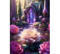 Puzzle 300 Pezzi per Adulti Fiore del paese delle meraviglie, Intrattenimento Creativo, puzzle Divertenti Uomo e Donna, Gioco Giocattolo per la Famiglia, Colorato impegnativo per adulti