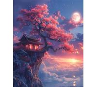 Puzzle 300 Pezzi per Adulti Nuvola della casa sulla scogliera, Intrattenimento Creativo, puzzle Divertenti Uomo e Donna, Gioco Giocattolo per la Famiglia, Colorato impegnativo per adulti
