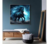 Puzzle 300 Pezzi per Adulti, puzzle 300 pezzi Impegnativo e Difficile, Perfetto per Appassionati di Puzzles Esperti, Idea Regalo Uomo e Donna, Tema:Cavallo animale nero