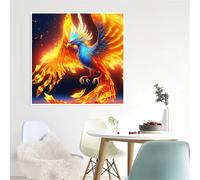 Puzzle 300 Pezzi per Adulti, puzzle 300 pezzi Impegnativo e Difficile, Perfetto per Appassionati di Puzzles Esperti, Idea Regalo Uomo e Donna, Tema:Fenice del fuoco notturno