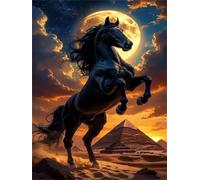 Puzzle 300 Pezzi Piramide Animale Cavallo, Intrattenimento Creativo, Puzzles Classico, Puzzle Impossible, Idea Regalo Uomo e Donna Puzzles for Adults 300 Pezzi