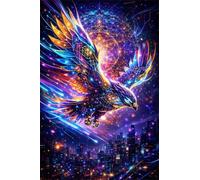 Puzzle 300 Pezzi, Puzzle per Adulti Colorata Città Dell'Aquila 38x26 cm, Impossibile Difficile Puzzles Impegnativo Come Regalo e Decorazione per Pareti