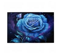Puzzle 300 Pezzi Rosa Puzzle Fiore Adulti Arte Grandi Dimensioni Jigsaw di Legno con una Scatola e Poster, Impossibili Jigsaw Gioco Familiare for Adulti, Home Decor Regalo Donna 38x26cm D-513