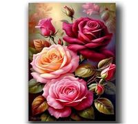 Puzzle 300 pezzi, Rose Rosa Puzzle Classici per Adulti, Giocattoli di Gioco Impegnativi, puzzle Impossibile, Puzzles per Gioco Familiare, Regalo per Amore e Amico 40 x 28 cm