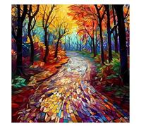 Puzzle 300 Pezzi Sentiero Nel Bosco, Decompressivo Intellettuale Educativo Divertente Gioco Puzzle Difficile Puzzles per Adulti 300 Pezzi 35x35 cm