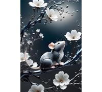 Puzzle 300 Pezzi Topo Fiori Gioco Educativo Sfida Impossibile Divertente Adatto Come Decorazione da Parete e Regalo Puzzle Classici 300 Pezzi 38 x 26 cm