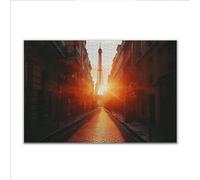 Puzzle 300 Pezzi Tramonto Parigi Puzzle Grandi Dimensioni per Adulti 40 x 28cm, Adulti Difficili Impossible Giochi, Rilassamento e Intelligence, Jigsaw Personalizzato Regalo per Maschio e Femmina T-21