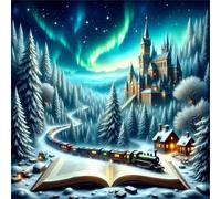 Puzzle 300 Pezzi Treno Aurora, puzzle per Adulti 300 pezzi 35x35cm, Puzzles Giochi Rilassamento e Intelligence, puzzles Classici per Gioco Familiare, Festa Aziendale, Regalo Natale