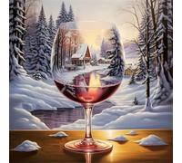Puzzle 300 Pezzi Villaggio di neve, puzzle per Adulti 300 pezzi 35x35cm, Puzzles Giochi Rilassamento e Intelligence, puzzles Classici per Gioco Familiare, Festa Aziendale, Regalo Natale